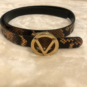 Valentino snakeskin belt